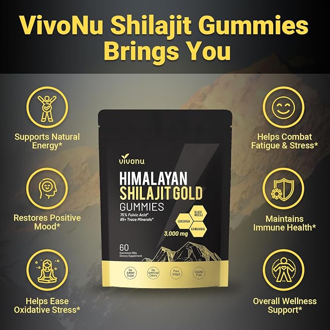 Himalayan Shilajit Gold Gummies