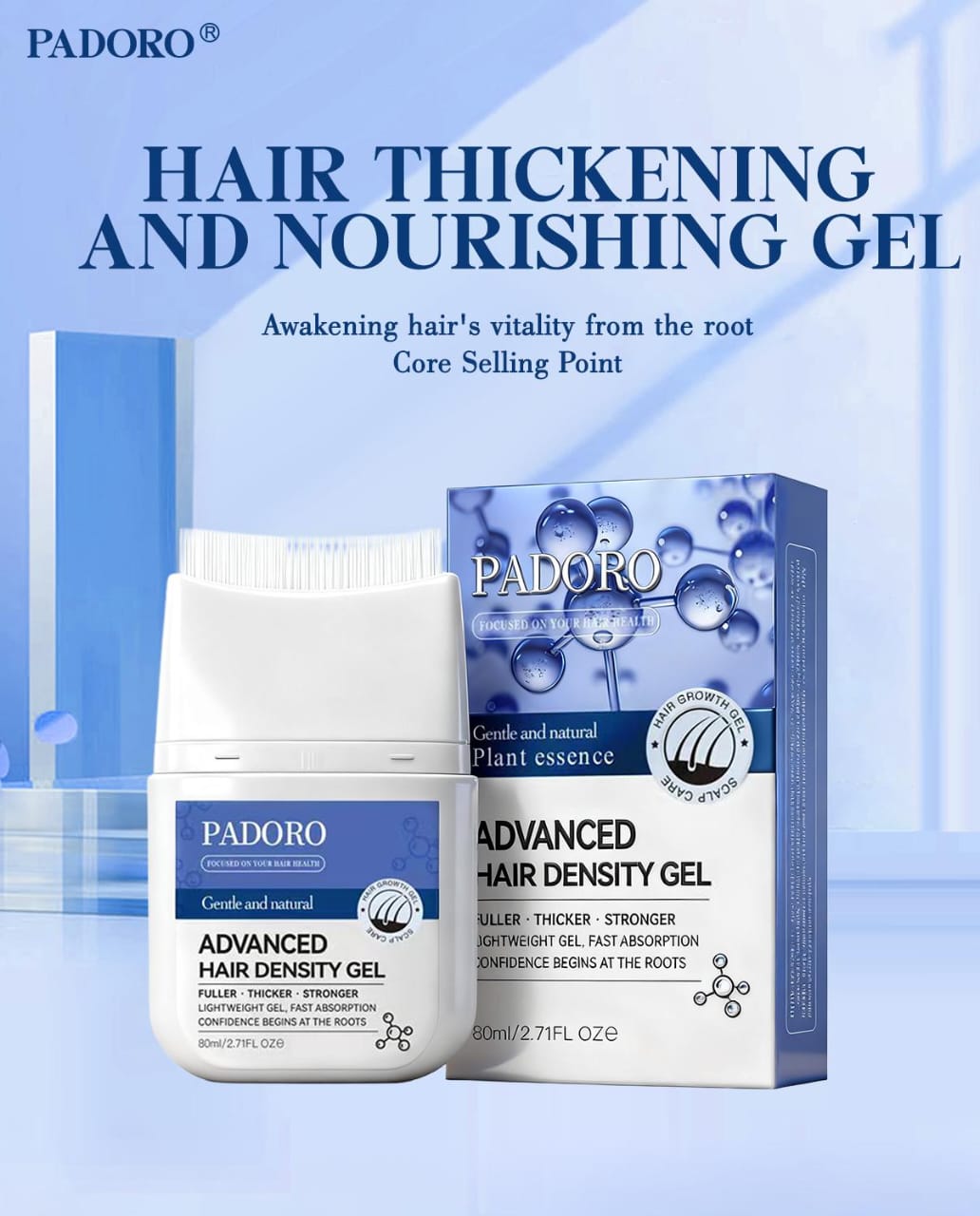 PADORO Advanced Hair Density Gel